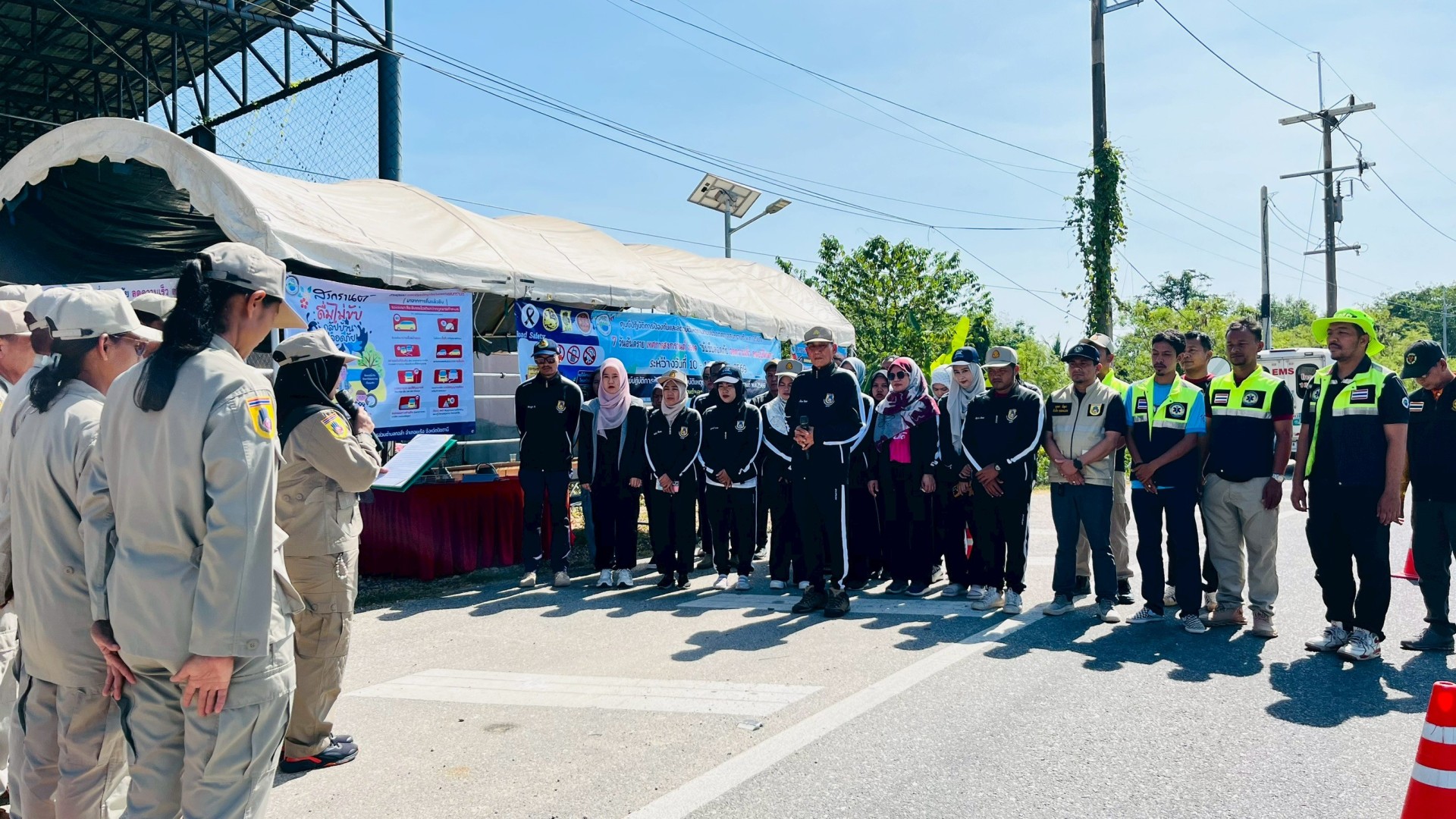 พิธีเปิดด่าน 7 วัน อันตรายช่วงเทศกาลสงกรานต์ ประจำปี 2569